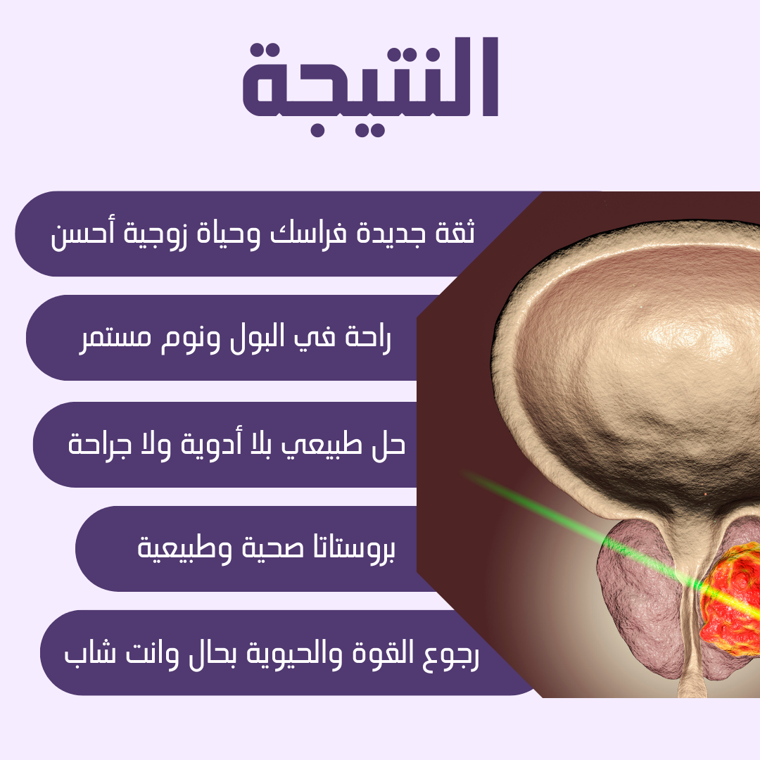 تركيبة طبيعية لدعم البروستات وتخفيف الأعراض
